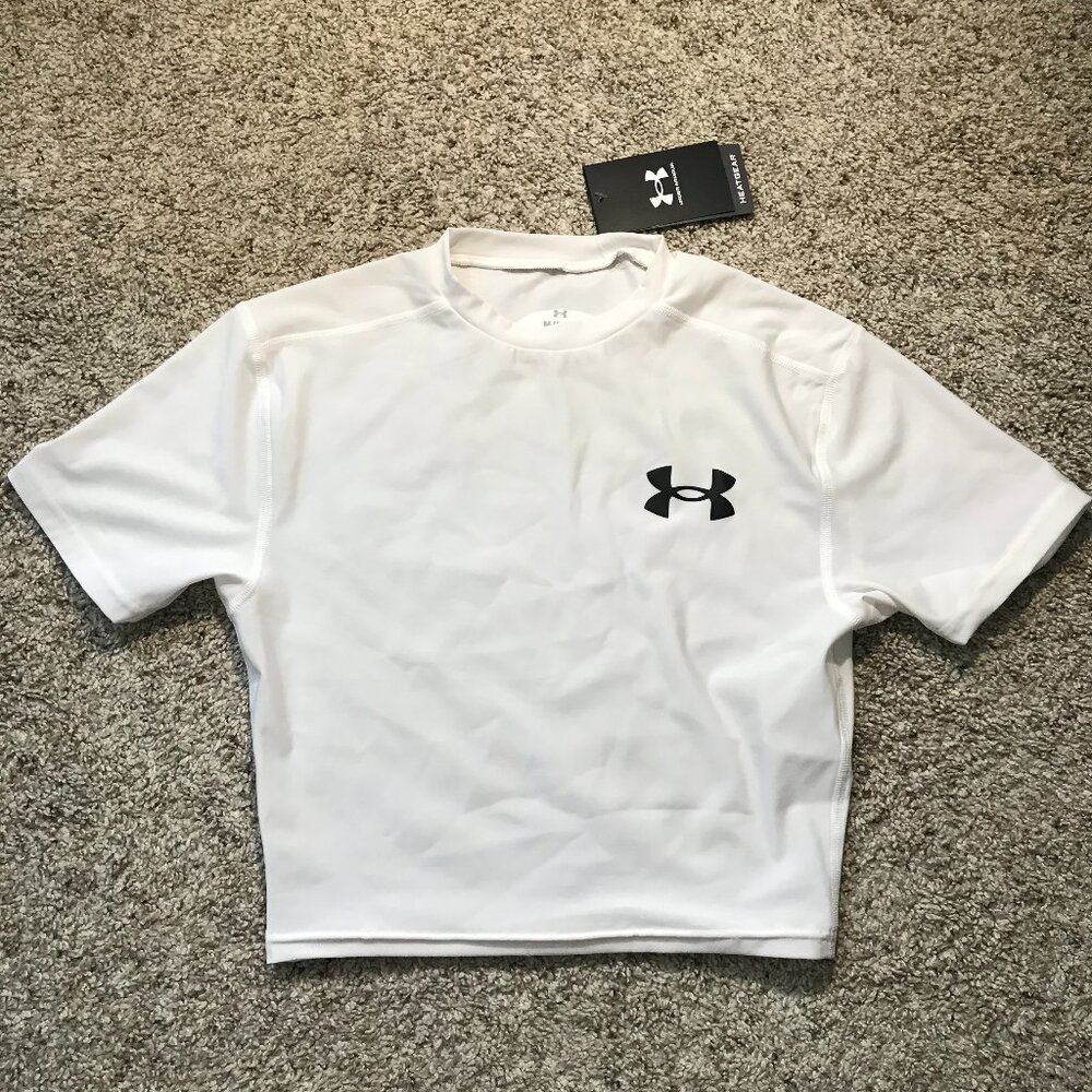 Under Armour Cropped Compression Tee Shirt